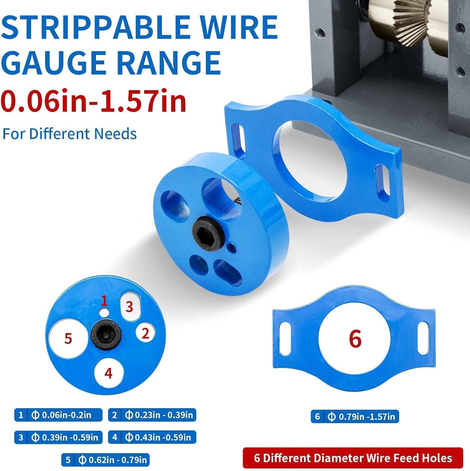 Upgraded Manual Wire Stripper Machine 0.06-1.57in,Cable Stripper Machine for ...