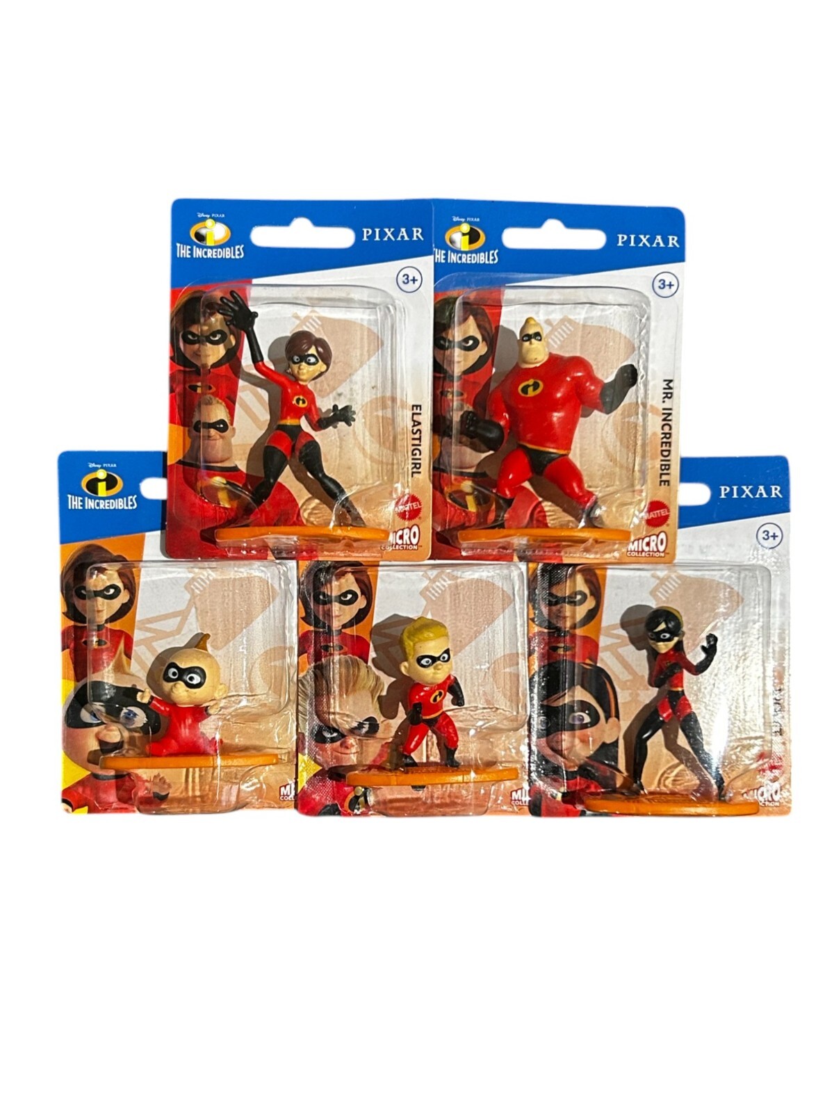 The Incredibles Micro Collection Set 5 Cake Toppers