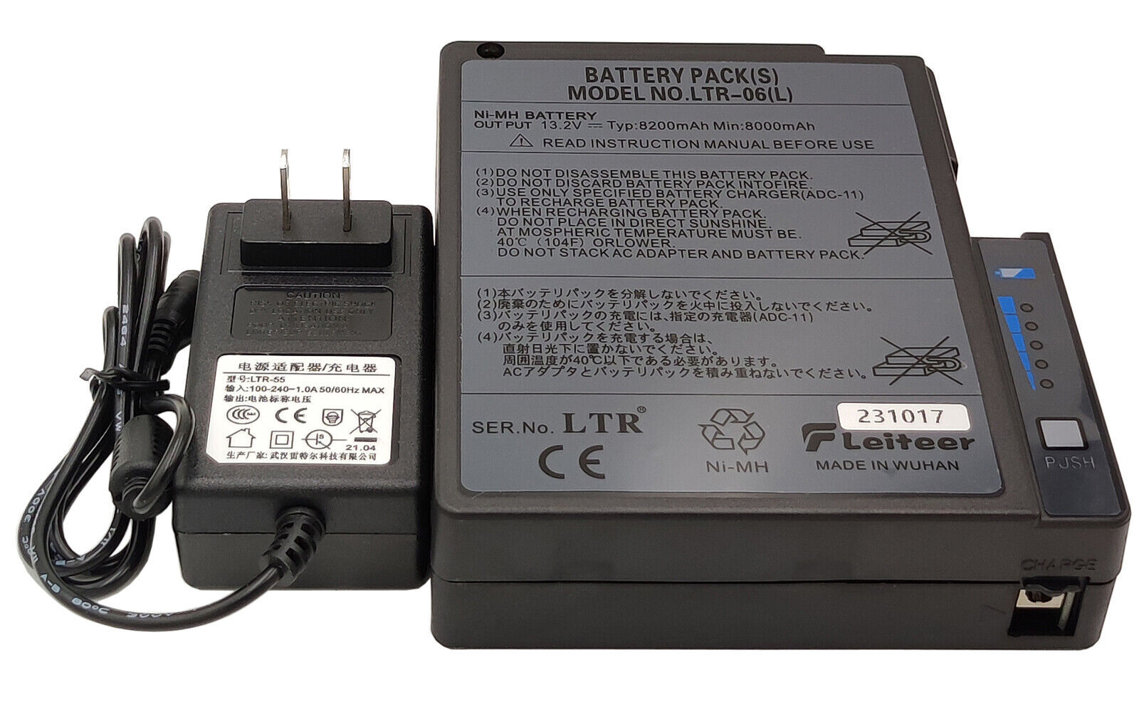 LTR-06 For Fujikura FSM-50S 50R 17S Fusion Splicer Battery BTR-06 with Charger