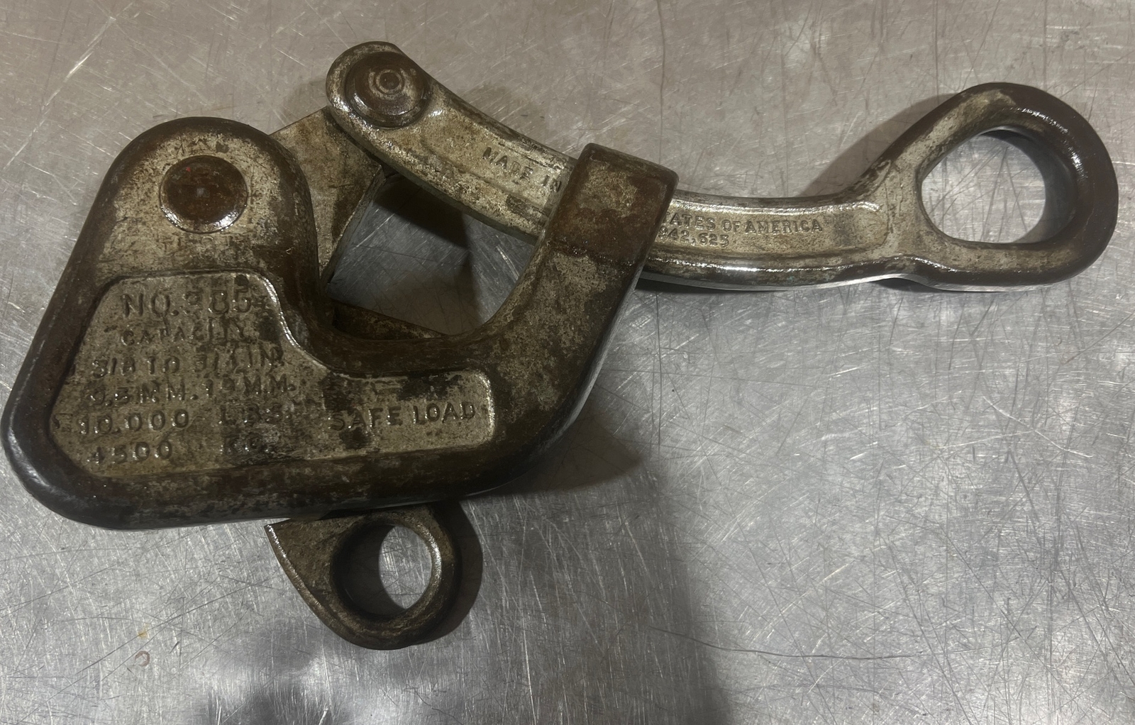 CRESCENT TOOL 385 CABLE WIRE GRIP PULLER 10,000 LBS CAP Used Surplus