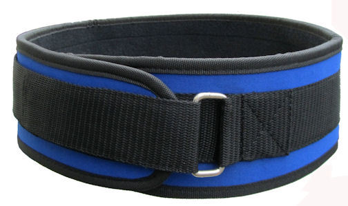 4" Black or Blue Nylon Weight Lifting Belt, Exercise, Fitness Gym & Warehouse