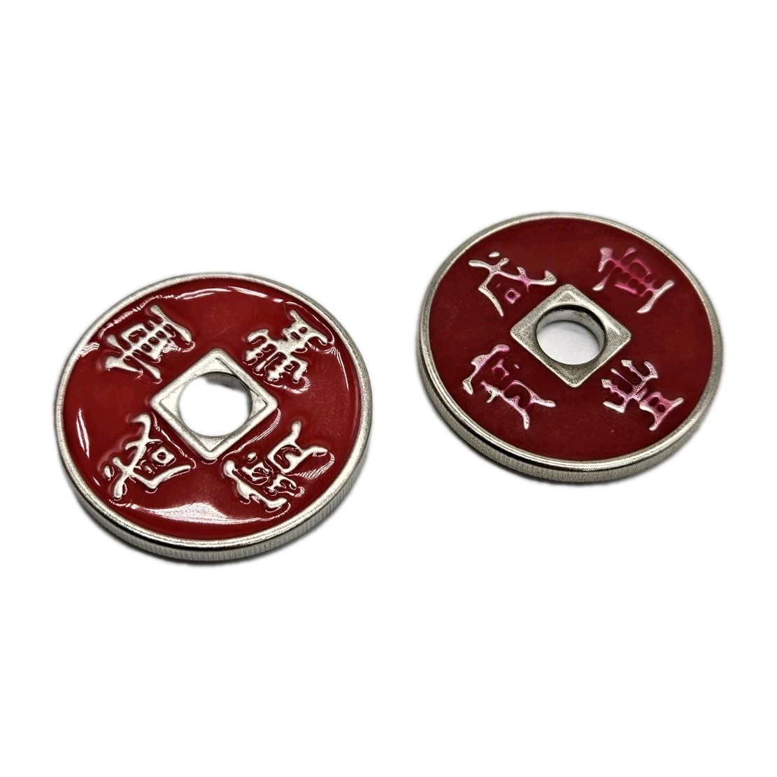 Chinese Coins Expanded Shells - Vanish Transportation Coin Shell Magic Set