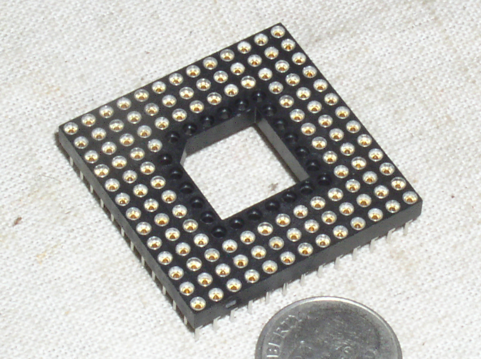 New Robinson Nugent 121 Machined Pin IC Socket 13x13 PGA-121AH3-S-TG PGA121AH 3S