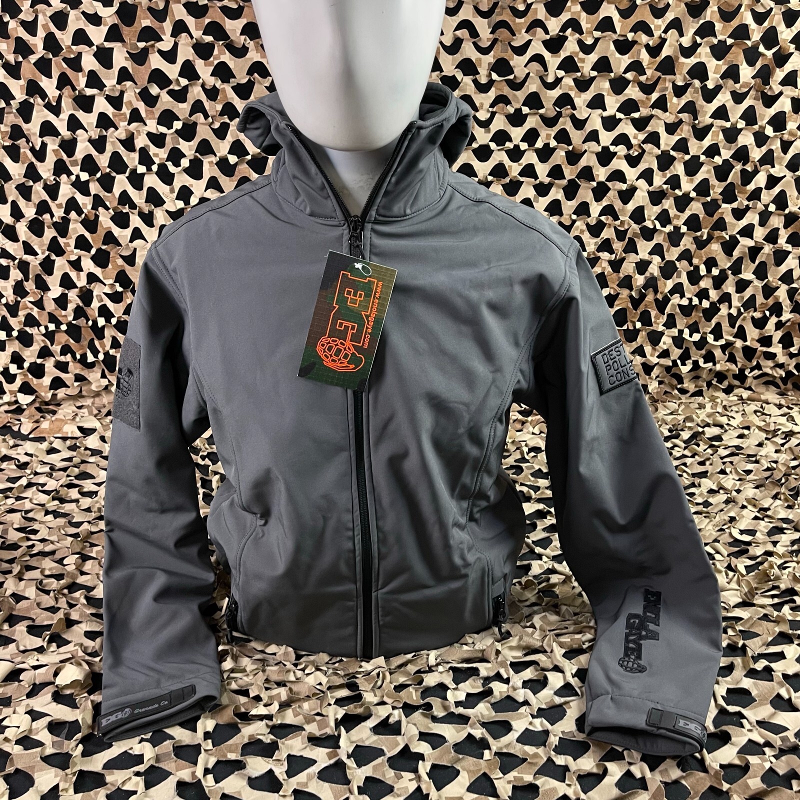 NEW Enola Gaye TechTwo Jacket - Grey - Large