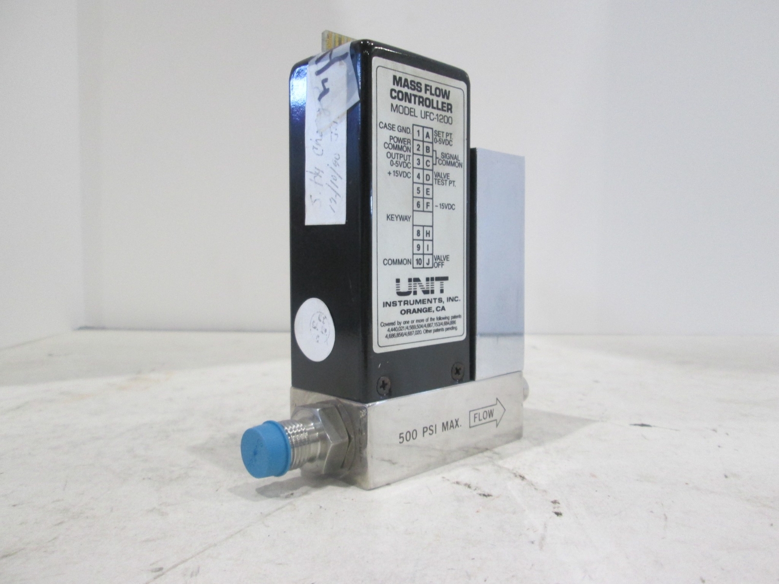Unit, UFC-1200, Range 300 sccm, Gas SiH4, Used