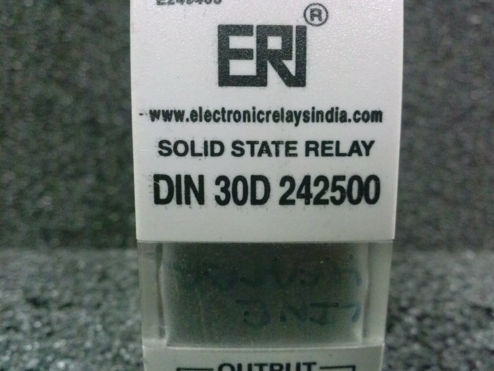 ERI Electronic Relay India DIN 30D 242500 Solid State Relay 240VAC 25A