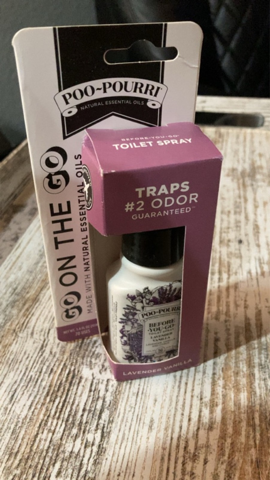 Unisex Poo-Pourri Toilet Spray One Size White Purple Bath Accessory