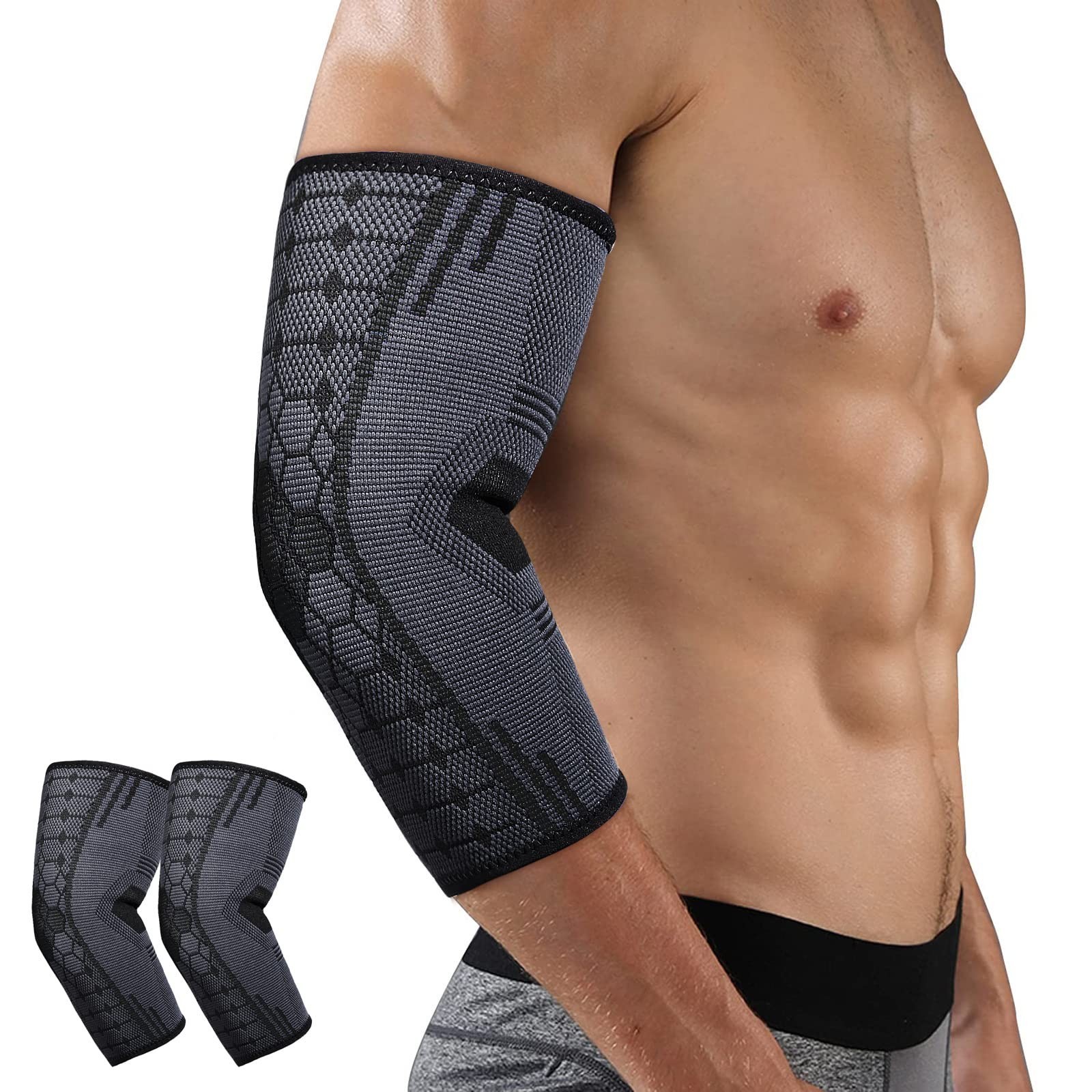 Elbow Compression Sleeve, Elbow Brace Elbow Sleeve Elbow Support Elbow Pads, ...