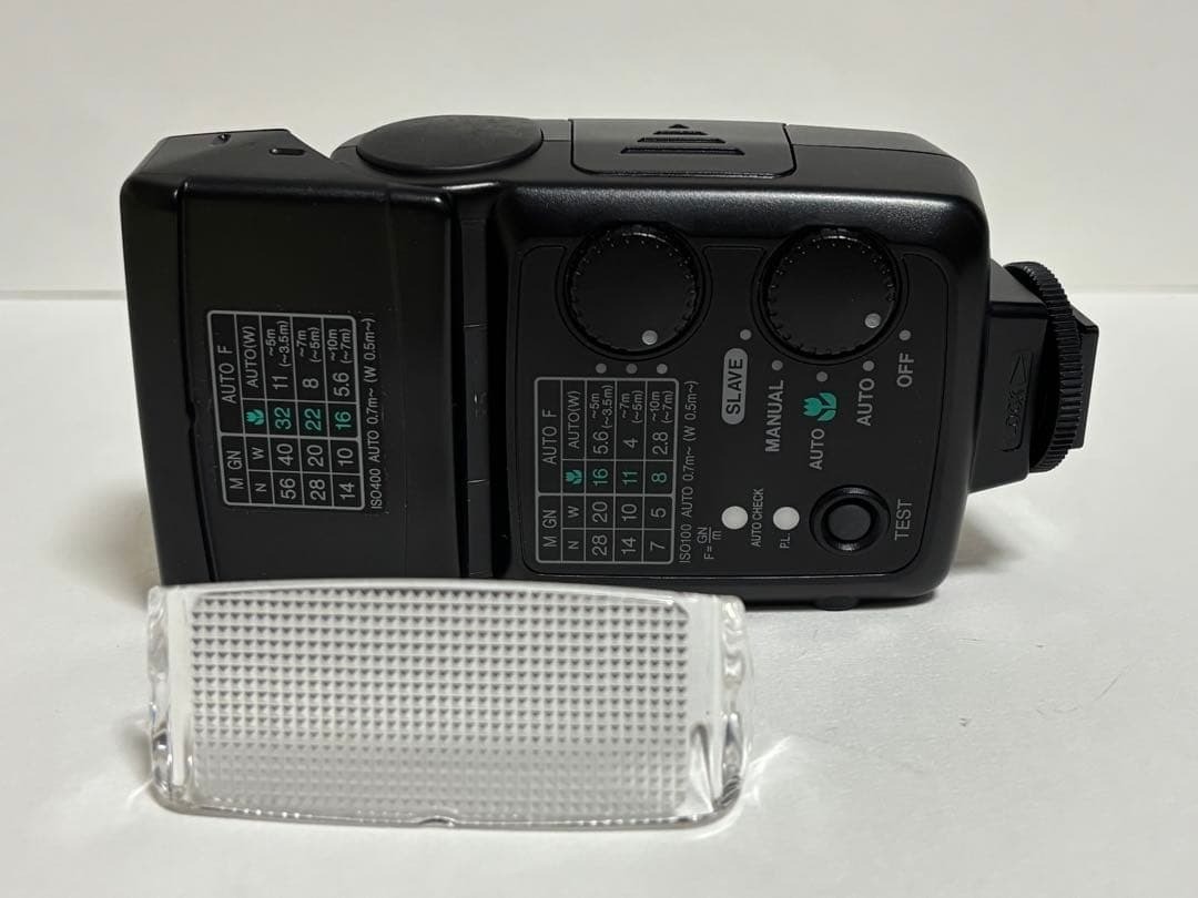 Panasonic PE-28S Flash External Auto Strobe w/ Wide Panel Tested Excellent