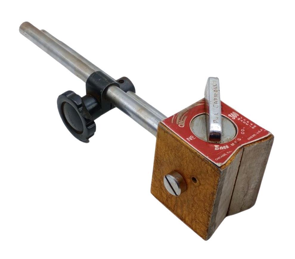 Enco No. #300 Magnetic Dial Indicator Base Holder With On/Off Switch