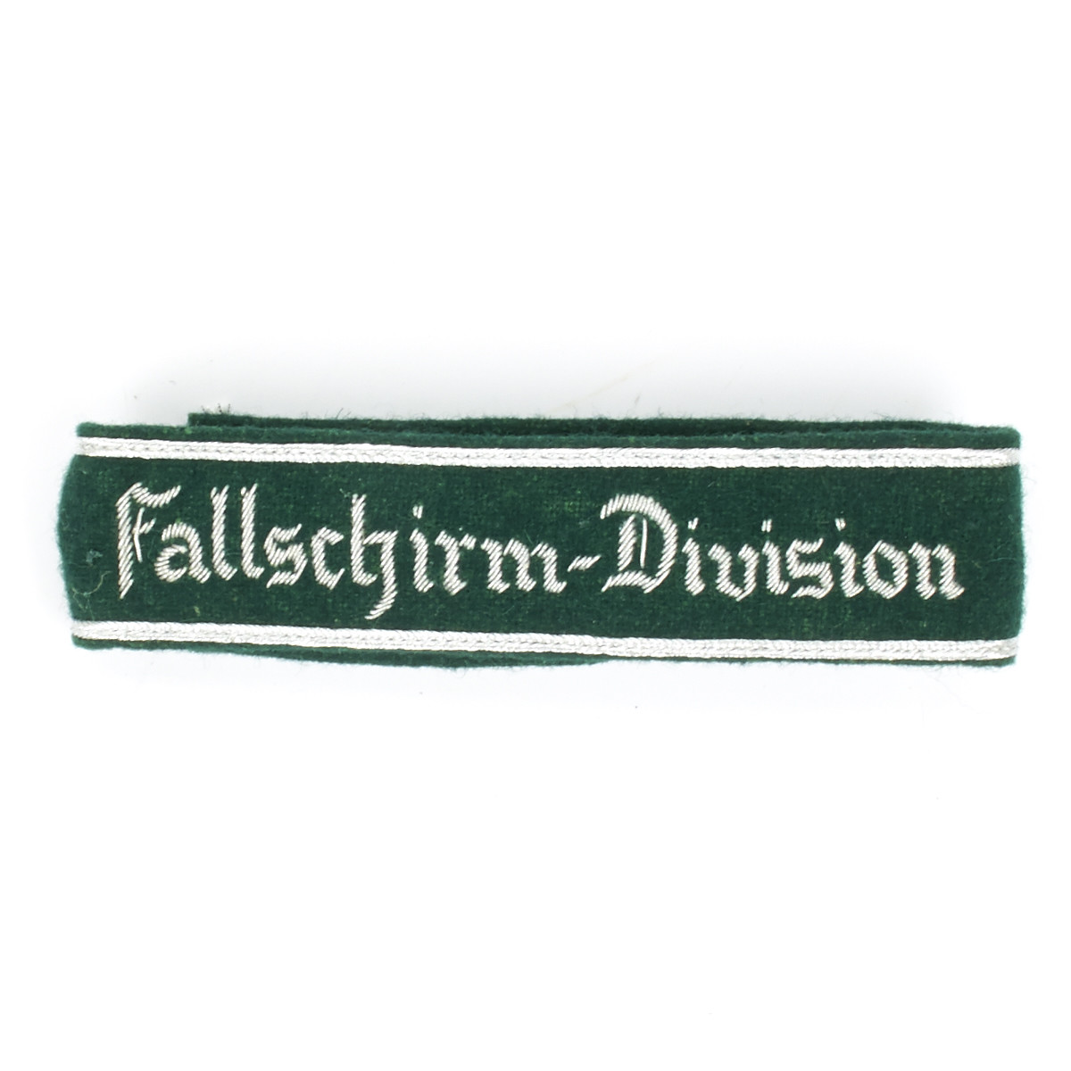German WWII Military Wool Uniform Cuff Title- Fallschirm Division