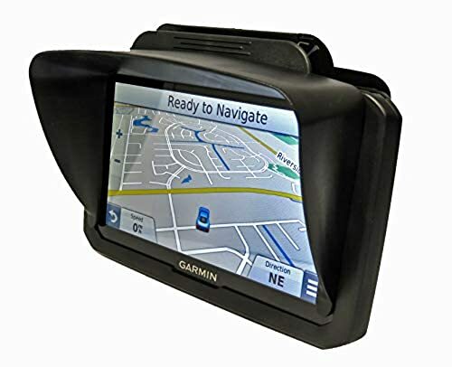 5" Clip-on Visor Sun Shade Sunshade For Rand McNally TND 520 LM 530 LM GPS -VSC5