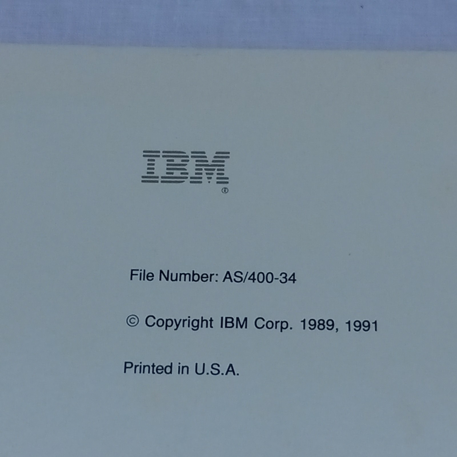 1991 2nd Ed IBM SAA ImagePlus GENERAL INFO MANUAL AS/400 Guide 64pg