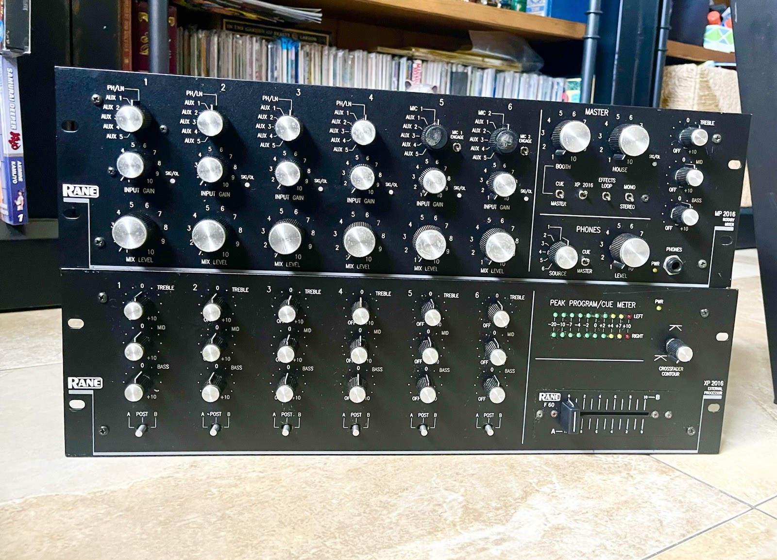 Rane MP2016 Bozak Style mixer + XP2016 processor + Power Adapters & Link Cable