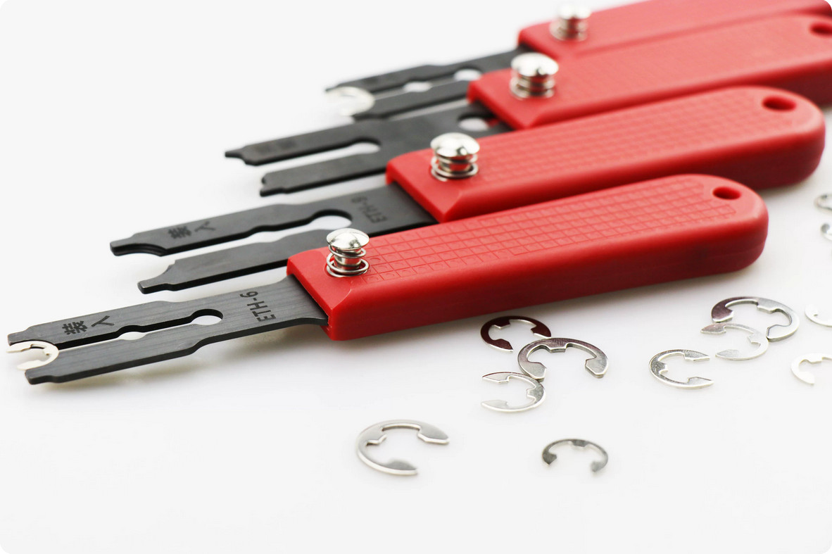 Heavy Duty Snap Ring Pliers for E & C Clips Internal External Circlip Tool