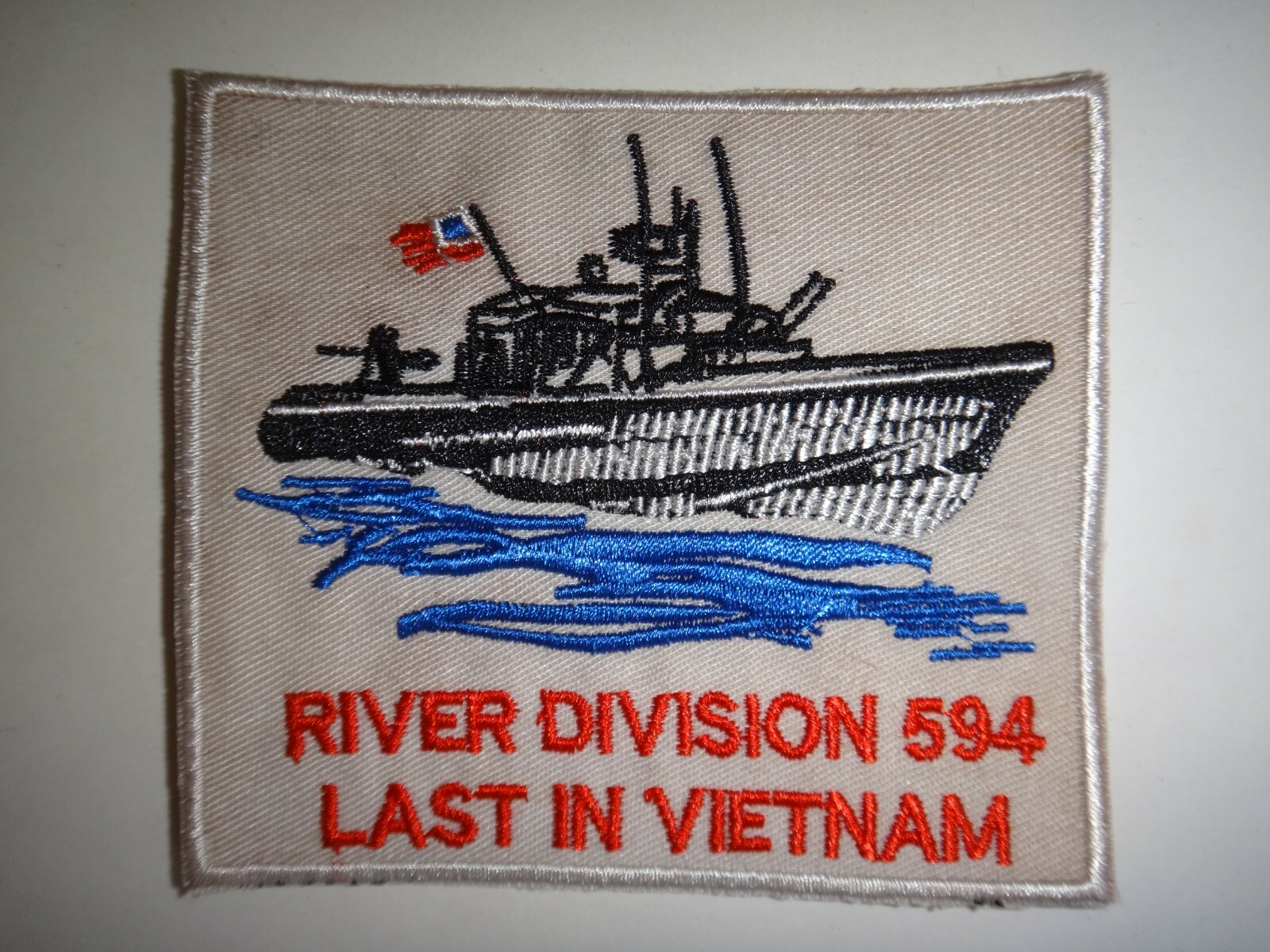 Vietnam War Patch US Navy RIVER DIVISION 594 PBR LAST IN VIETNAM