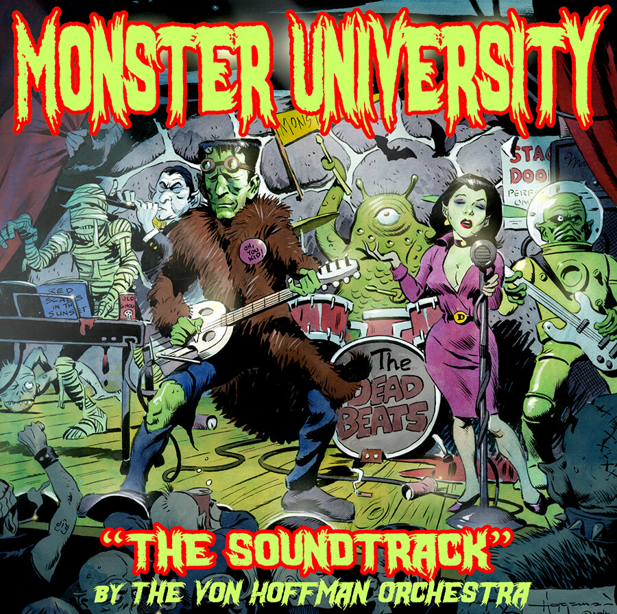 3 MONSTER U. ALBUMS! The 39 Original Hilarious Hits by Von Hoffman!