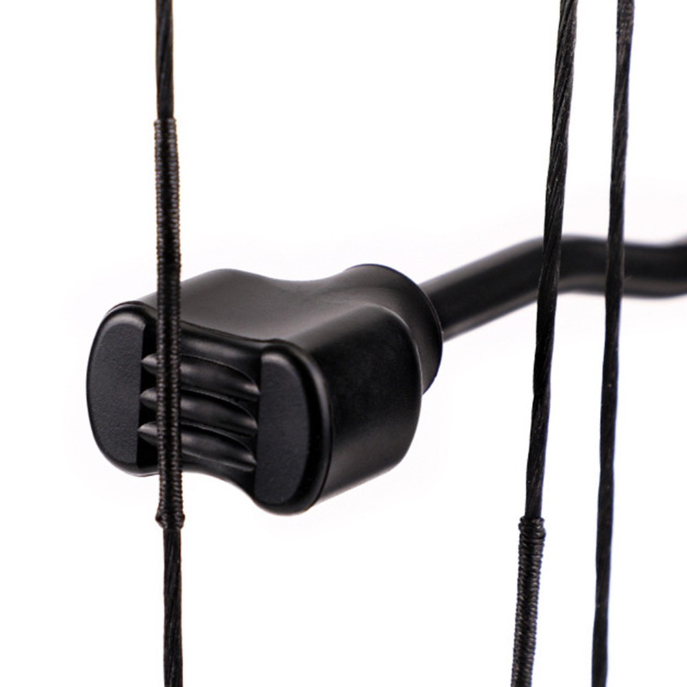 Long lasting performance rubber shock absorber for bowstring maintenance
