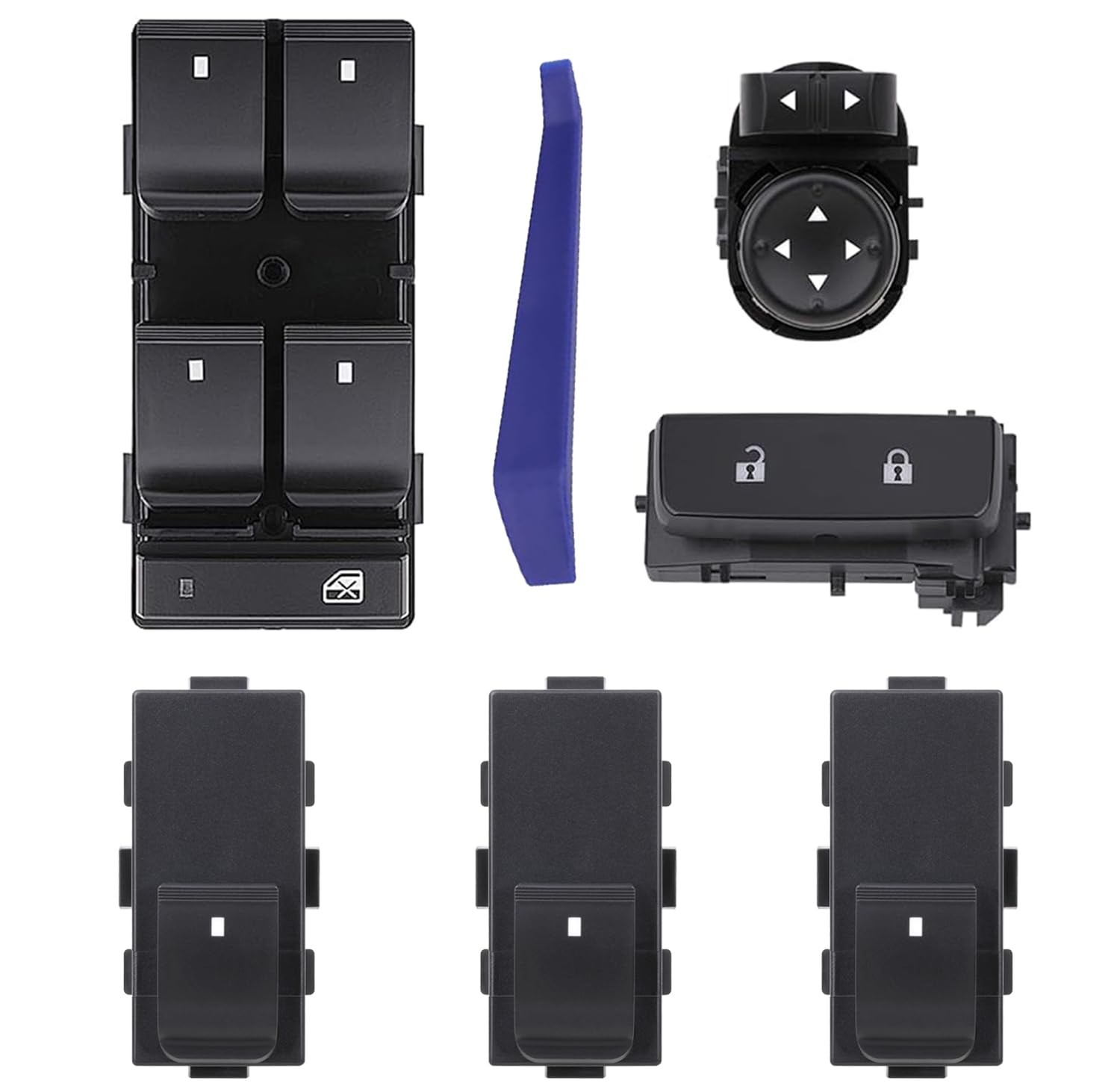Obaee Power Window Switch & Door & Mirror Control Button Compatible...