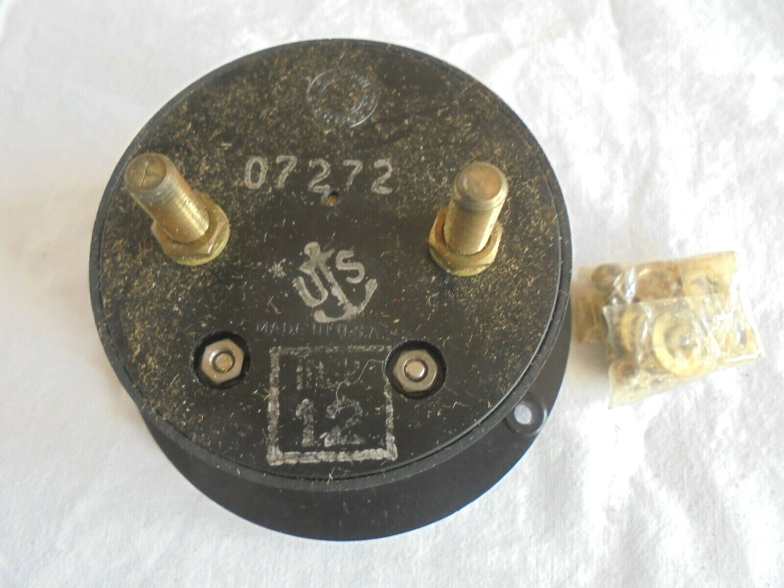 Vintage Simpson Meter / Dial Amperes ~ U.S. Navy? Model 26