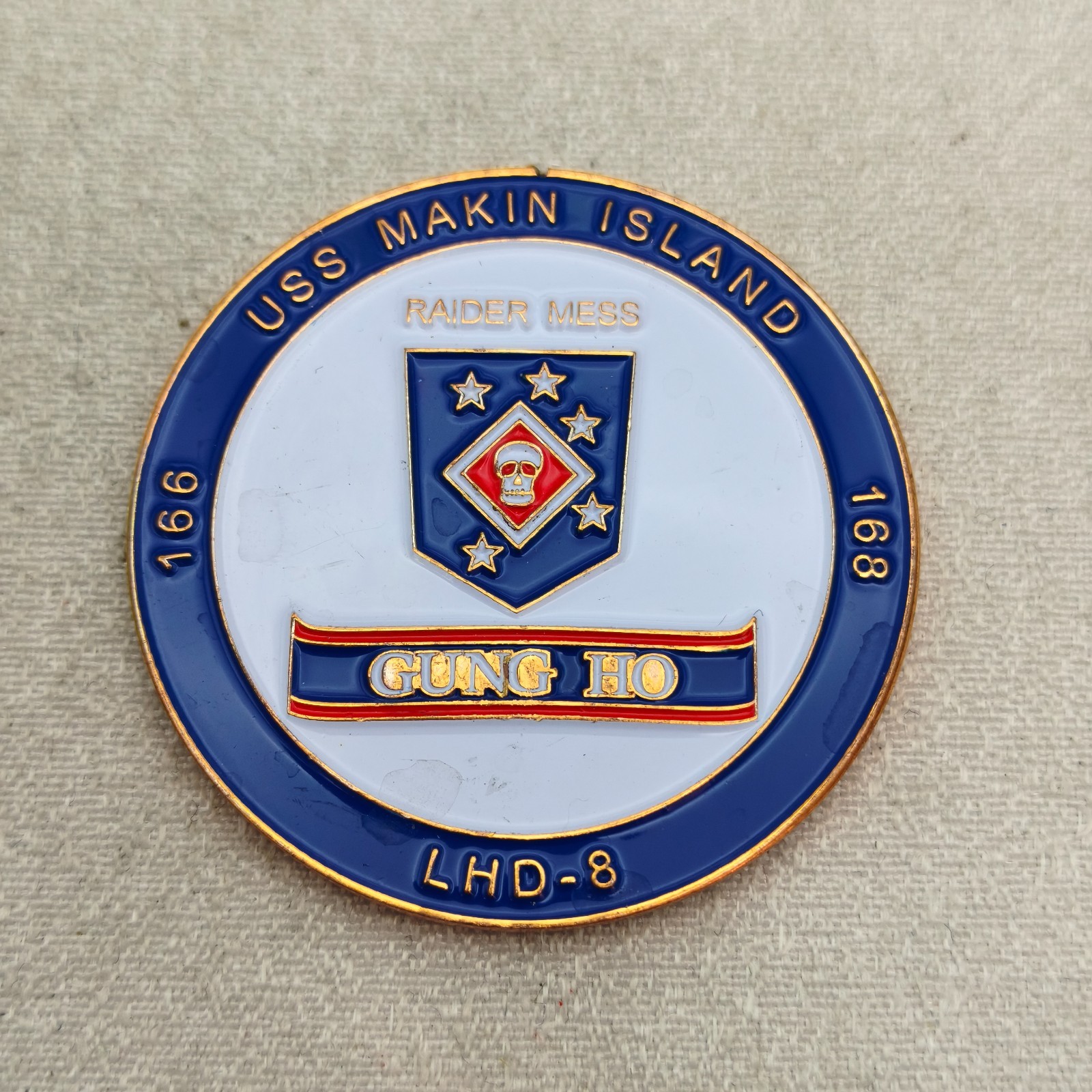 U.S Makin Island GUNG HO Challenge Coin