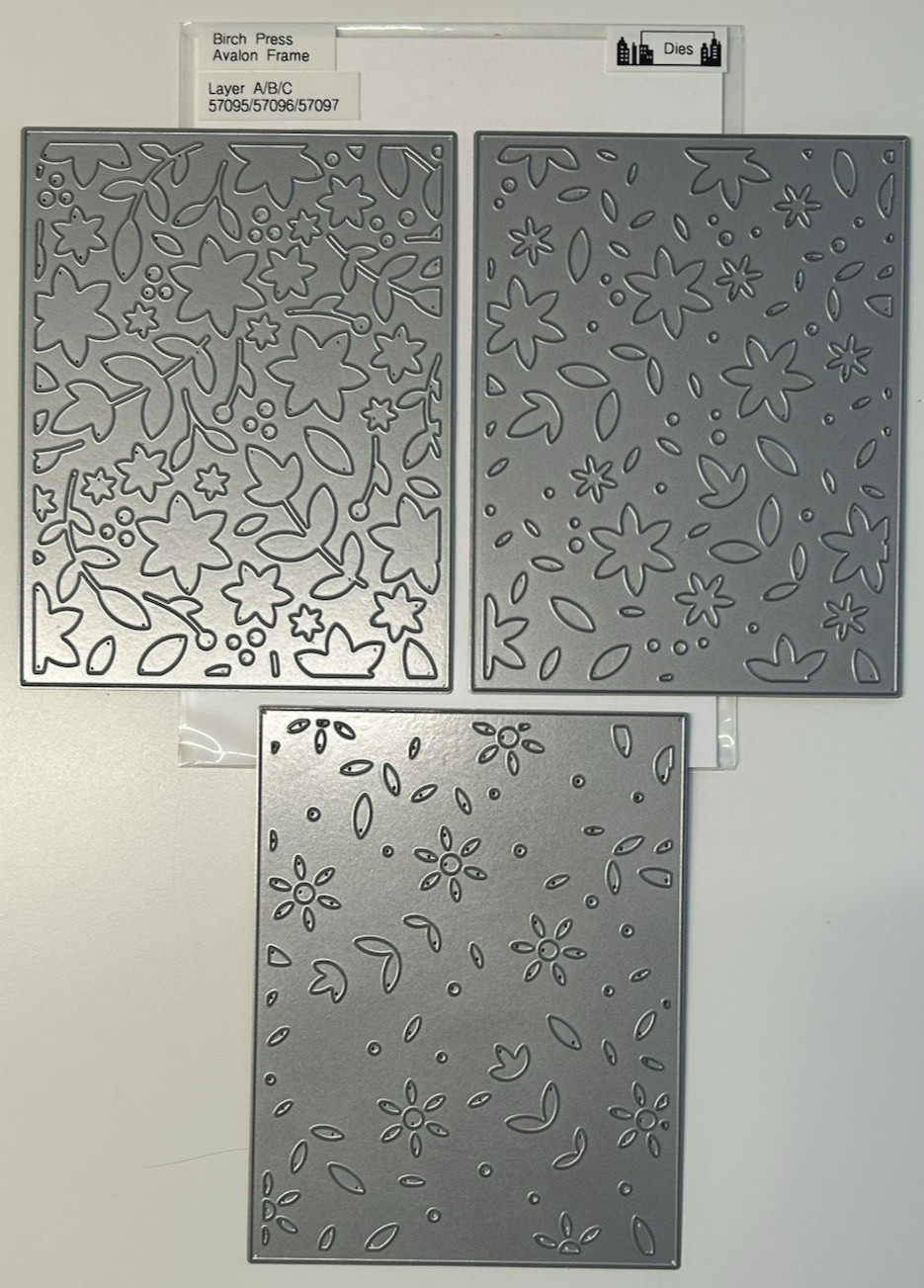 Birch Press Design AVALON FRAME Layer 3-piece Die Set - Free Shipping