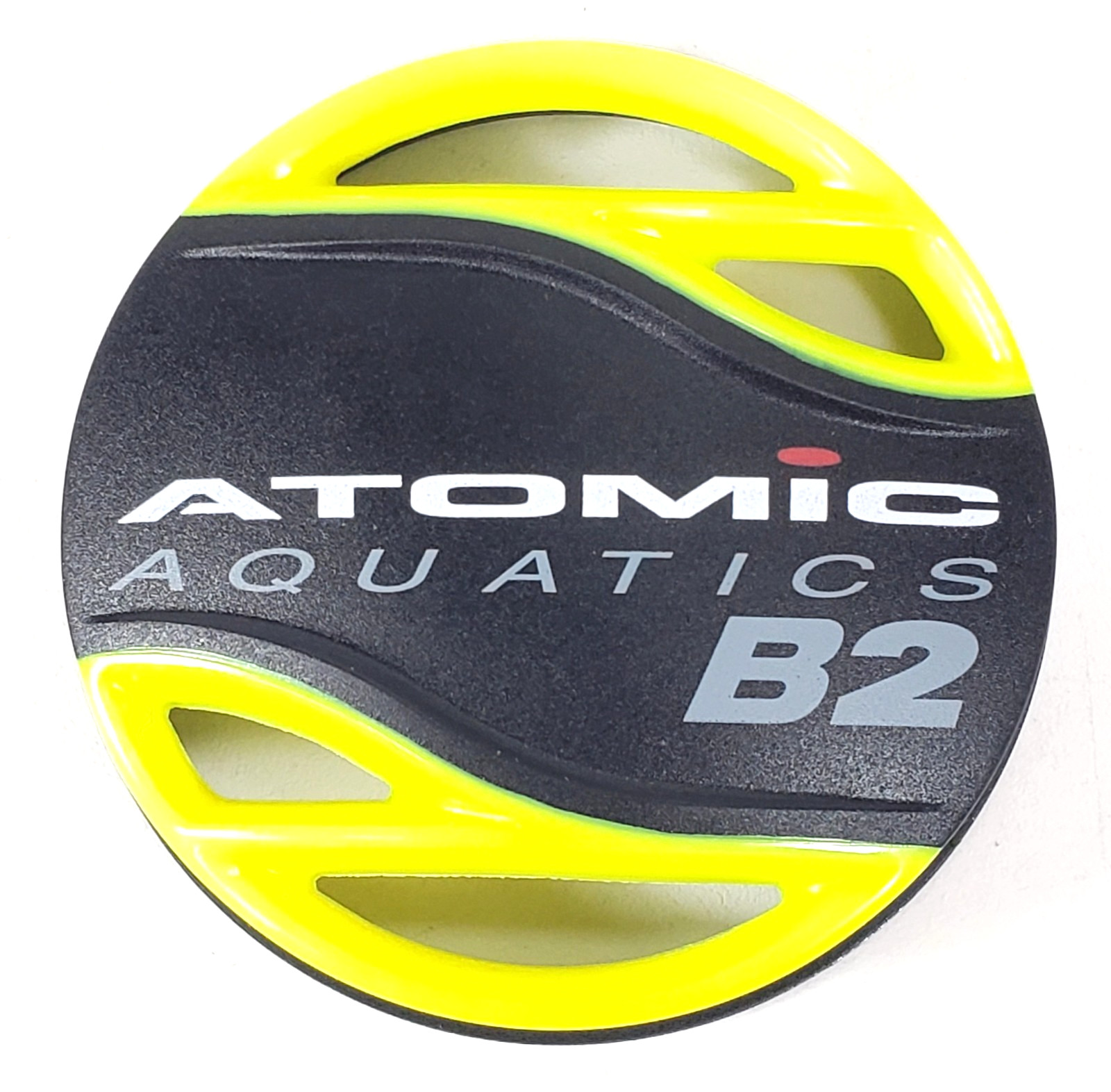 Atomic B2 Yellow Octo Diaphragm Front Cover Purge Button Regulator Scuba Dive