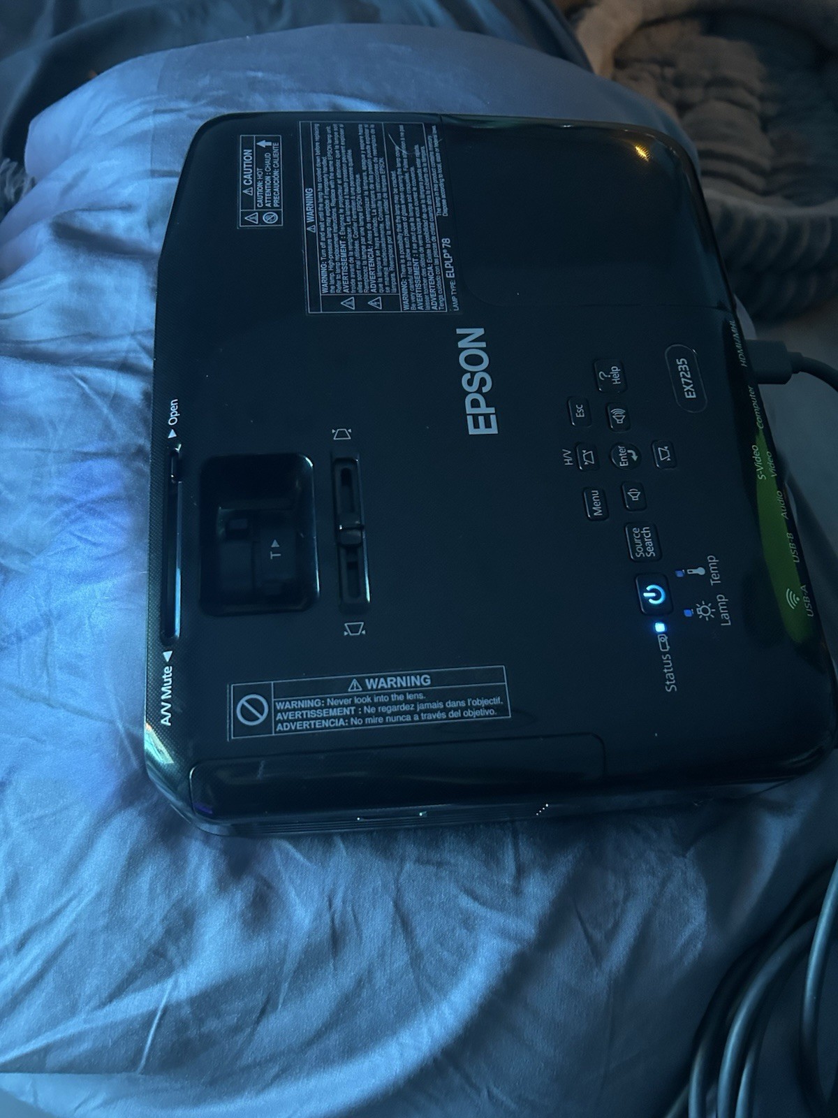 Epson EX7235 Conference Room Pro Projector no remote