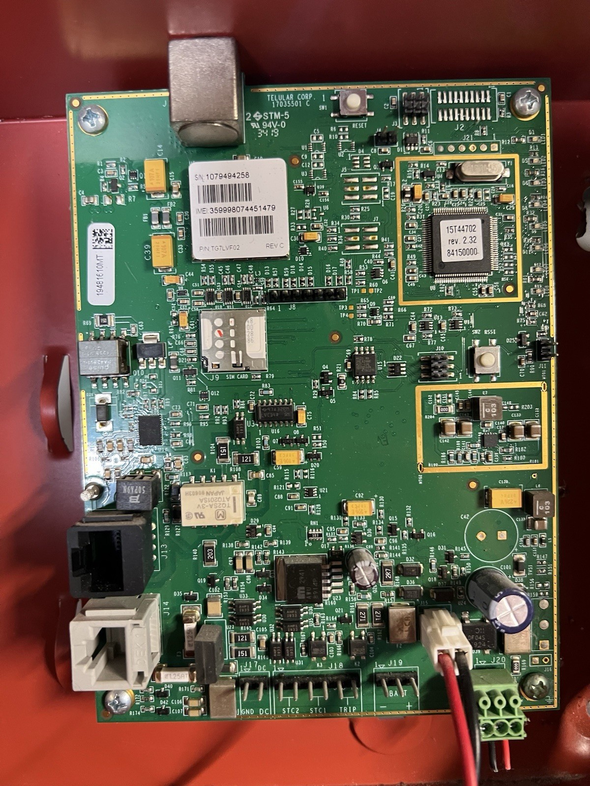 Telegard Digital TG 7FS Box Alarm System, Cellular Working Needs Programming ￼