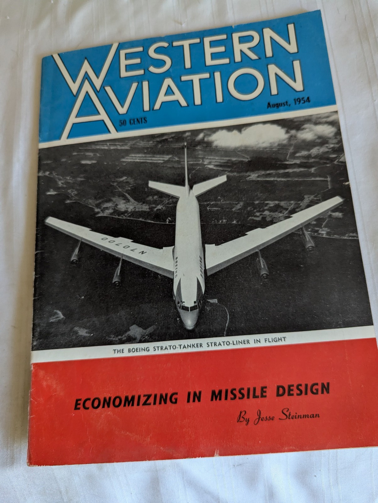 Western Aviation magazine August 1954 Vol 34 No 8 Boeing Strato-Tanker