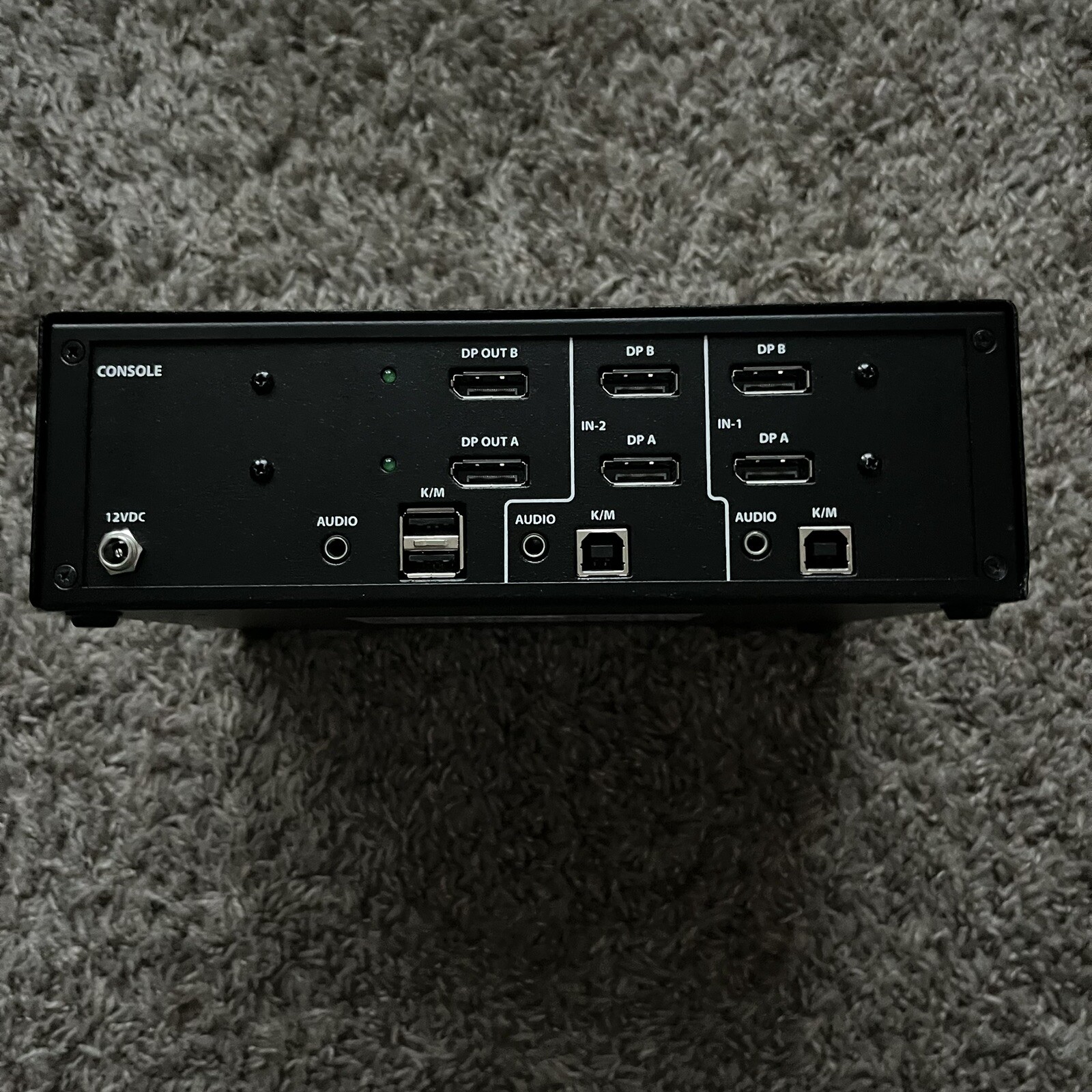 IPGard SDPN-2D 2-Port Dual-Head 4K DisplayPort KVM Switch UNTESTED!