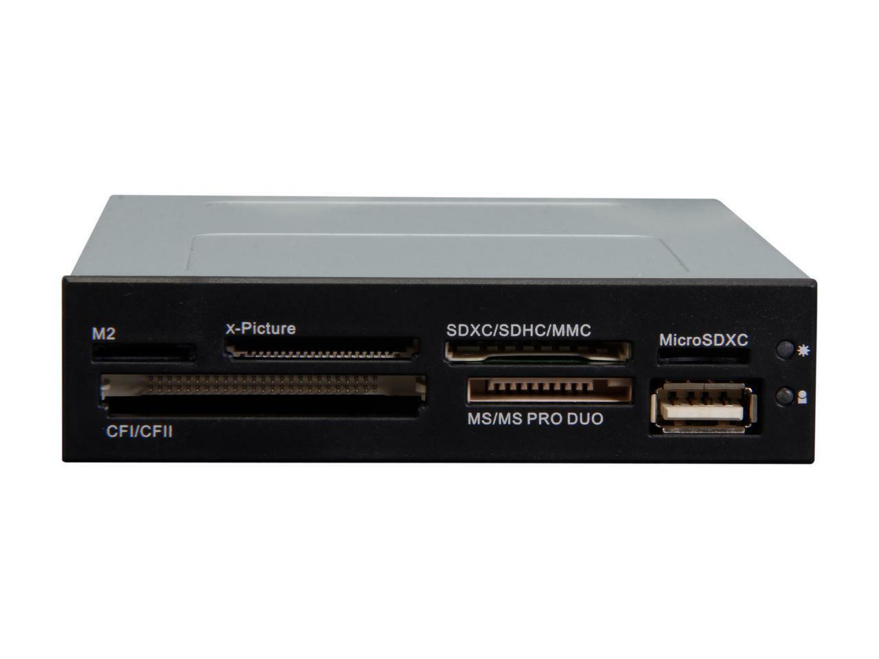 StarTech Card Reader Supports CompactFlash type I/ II SD miniSD microSD SDHC ...