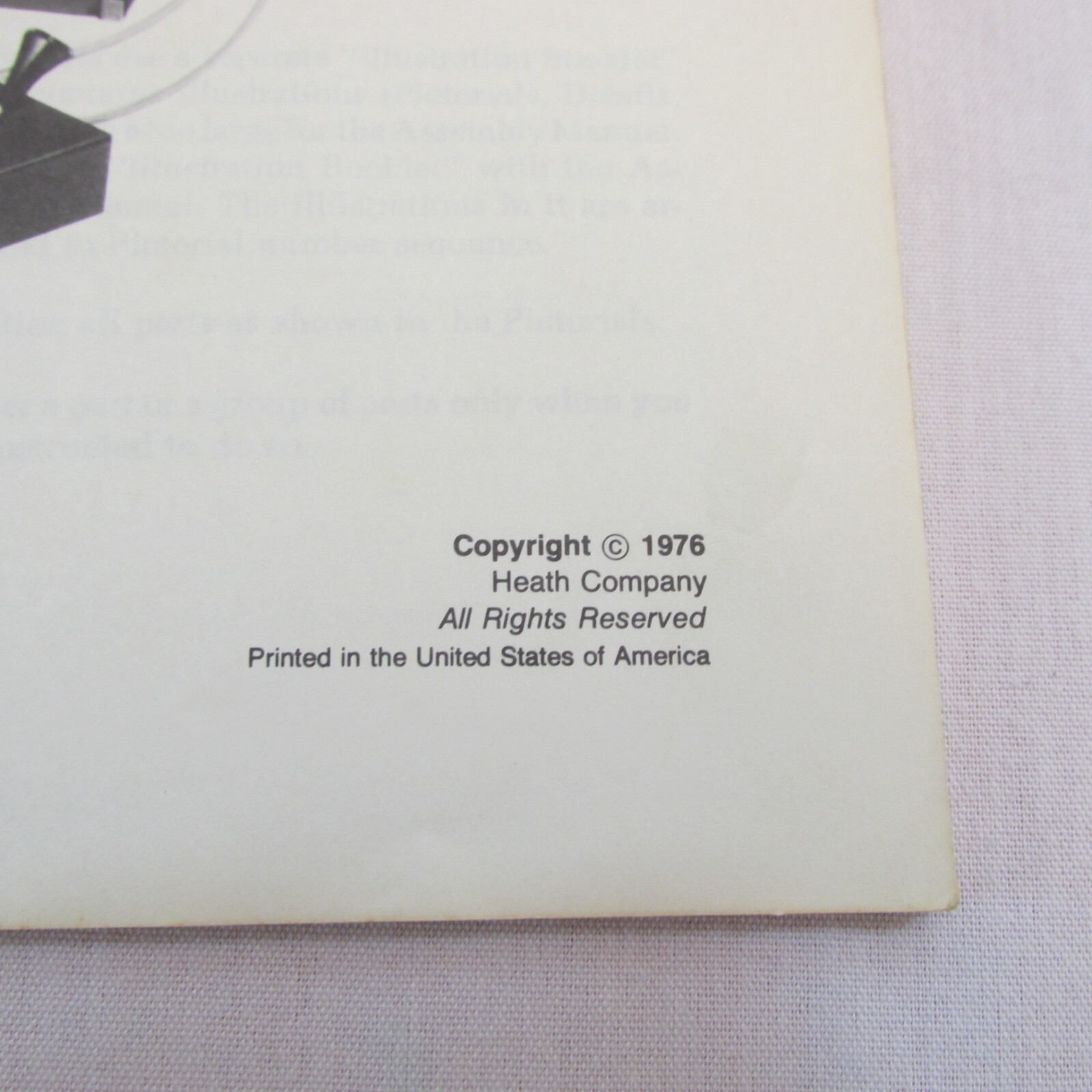 1976 Heathkit Manual GD-1380 Video Game System