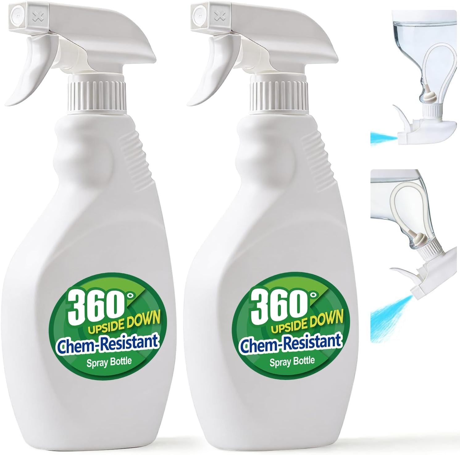 Spray Bottles for Cleaning, 16 OZ Empty Spray Bottles Heavy Duty, Plastic Spray