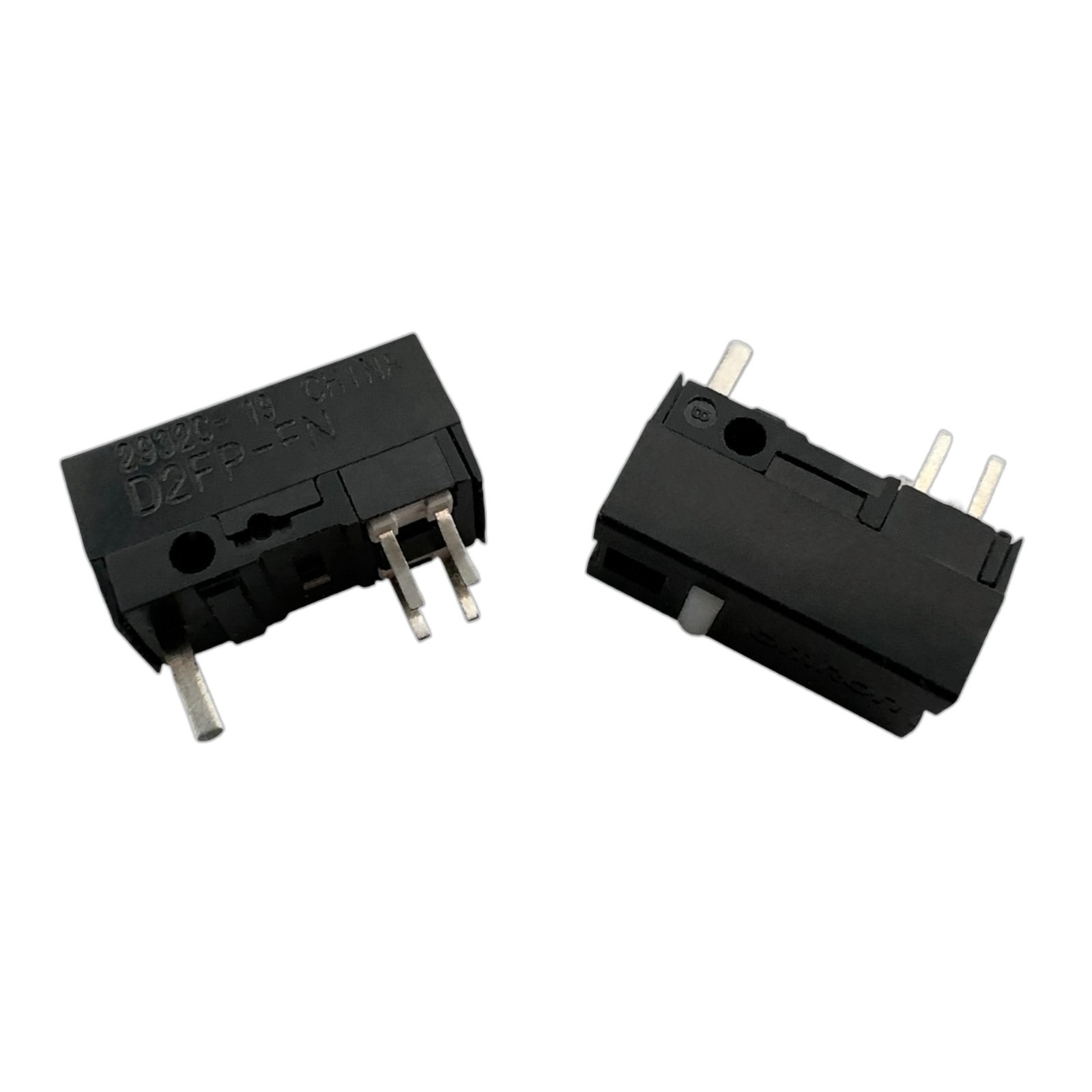 Omron D2FP-FN White Dot Hybrid Optical 5-Pin Mouse Micro Switch (2 Pieces)