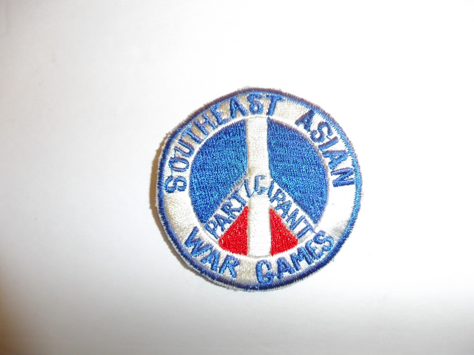 b3751 US Vietnam Novelty Patch Southeast Asian War Games Participant IR3B