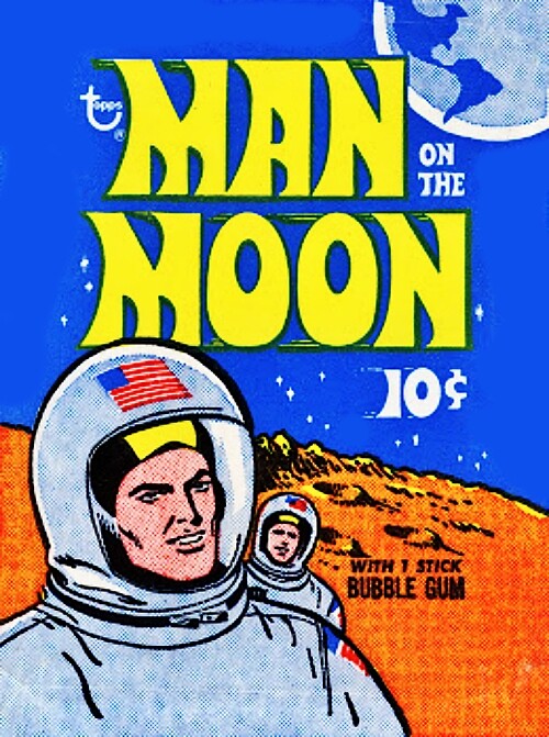 1969 TOPPS MAN ON THE MOON NASA SPACE SINGLE TRADING CARDS WITH FREE SHIPPING!