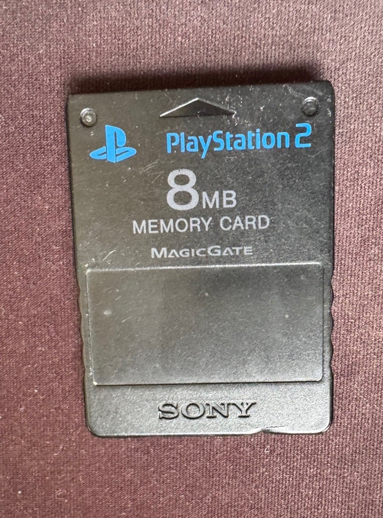 Sony Playstation 2 PS2 Official OEM MagicGate 8mb Memory Card Genuine SCPH-10020