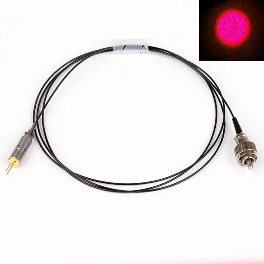 635nm 200mW Red Light Multimode Fiber-Coupled Laser with FC-PC Connector