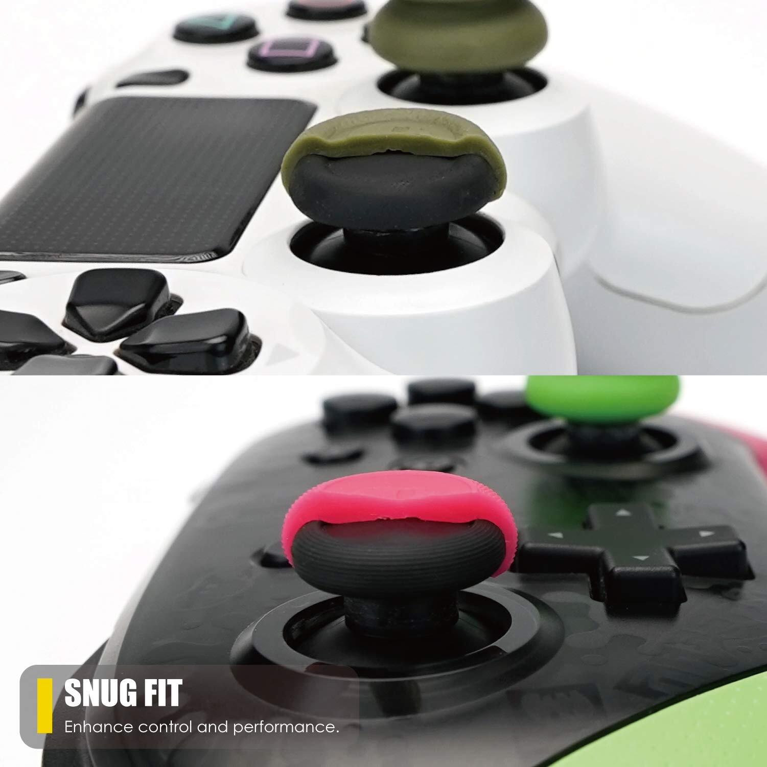 Skull & Co. Skin CQC FPS Thumb Grips for for SwitchPro/PS5/PS4 Controller 6PCS