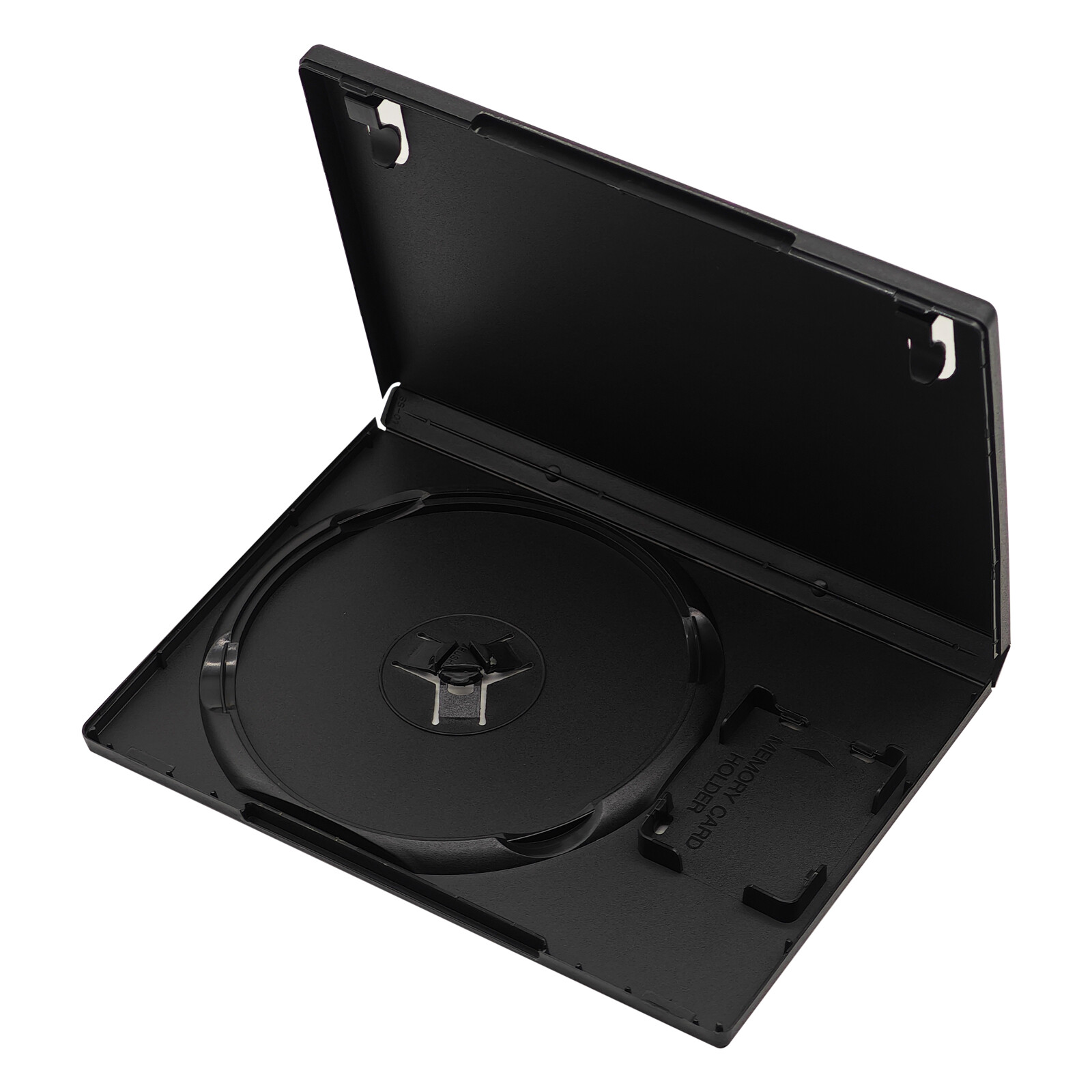 1-Disc Game Case with Memory Card Holder 14mm Replacement For PlayStation 2 PS2