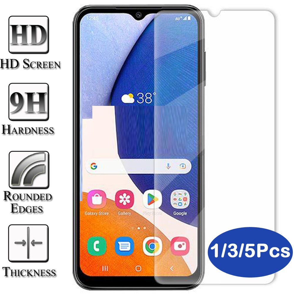 1/3 x Protector de pantalla de vidrio templado para-Samsung A54 A53 A14 A52 A72