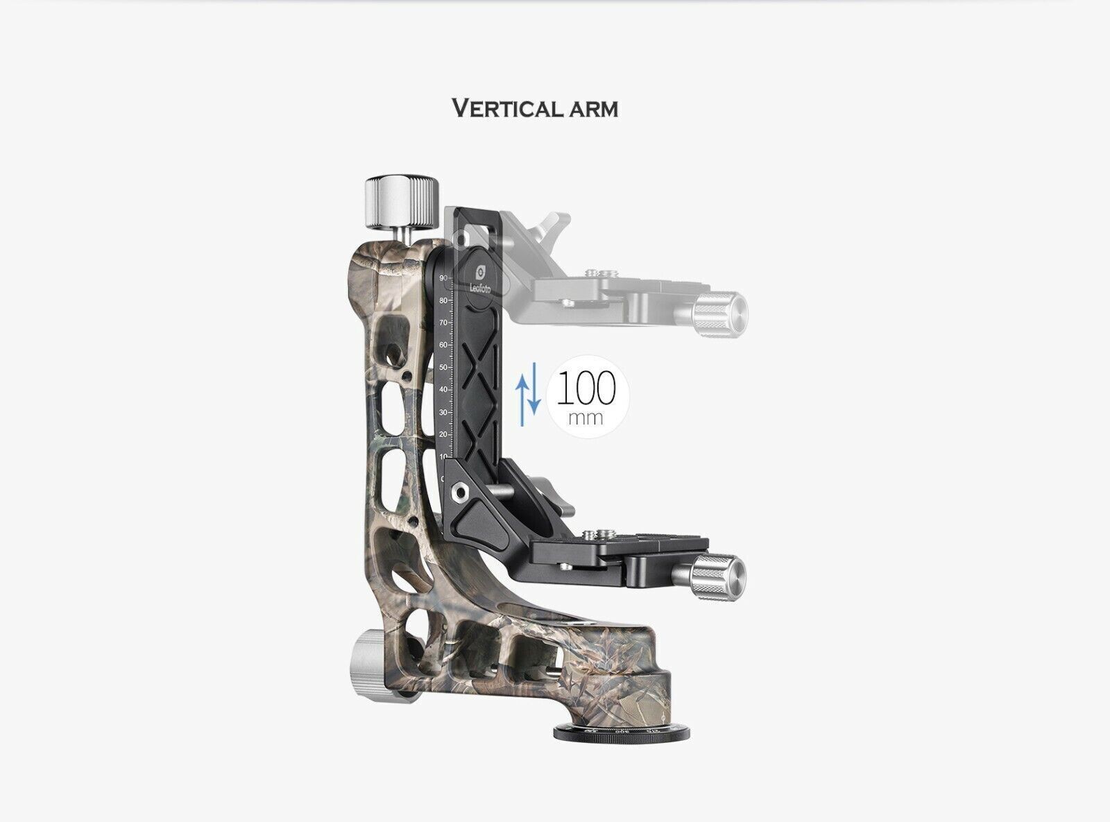 Leofoto LS-365C + PG-1 Camouflage Carbon Fiber Tripod + Gimbal Head