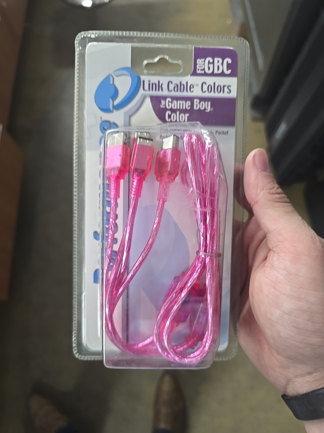 Interact Pink 2 Player Link Cable For Gameboy Color 2000 New Sealed