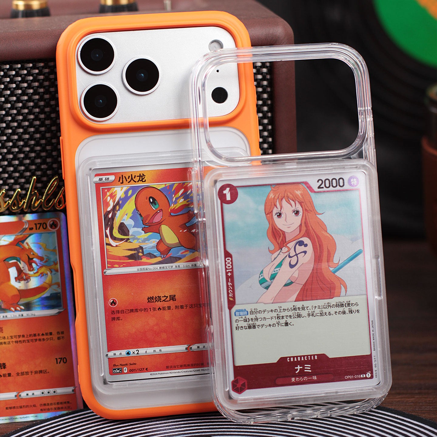 iphone case Air can be inserted into the card star card 64 * 90mm for TCG