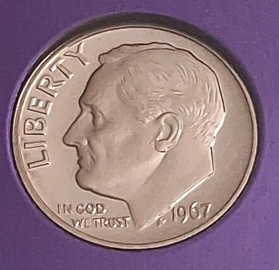1967 SMS 10C Dime MS68 NGC MS-68 10c P