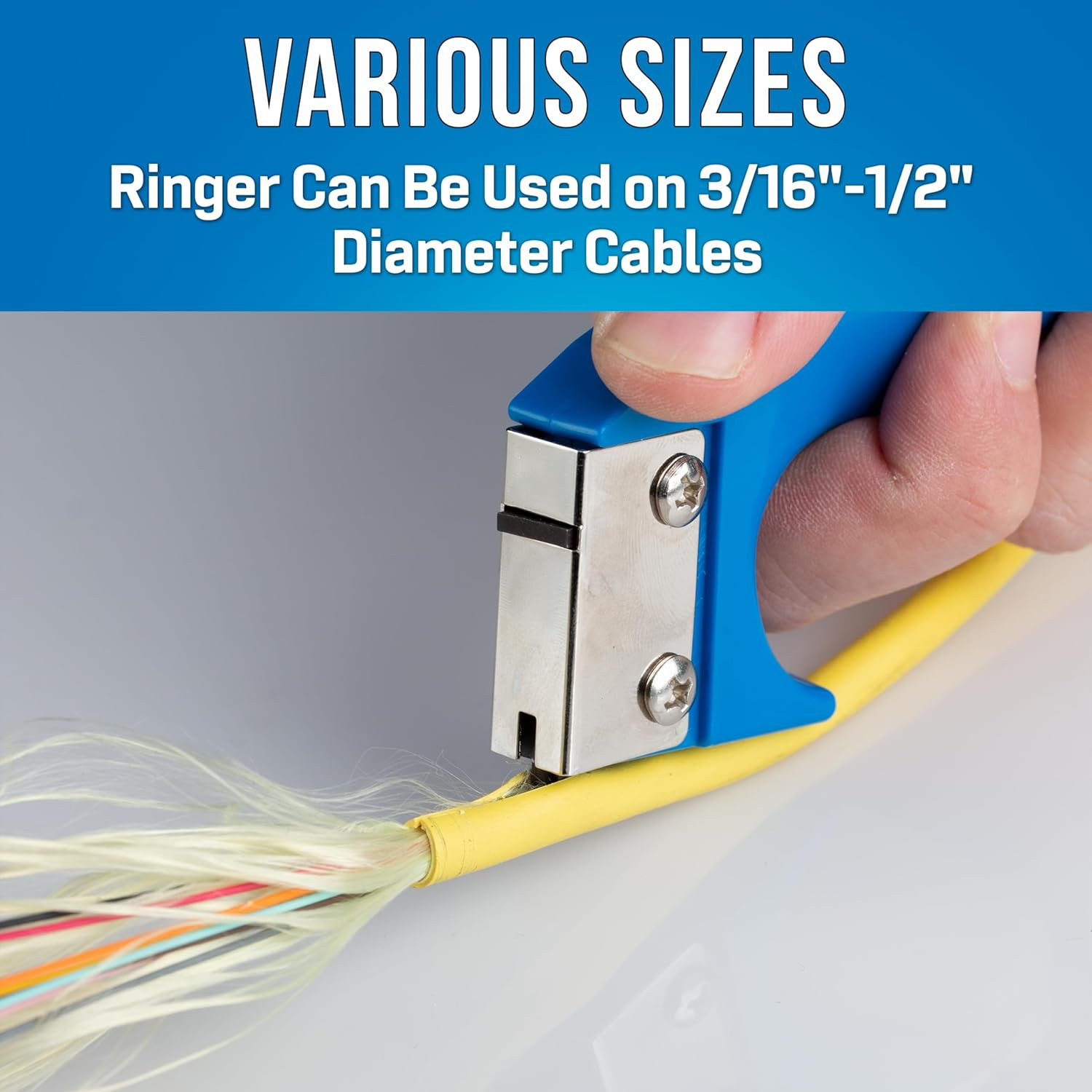 Jonard JIC-4366 Fiber Optic Cable Slit & Ring Tool for Easy Installation