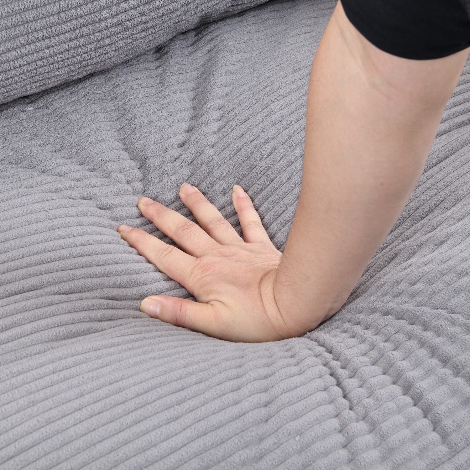 74'' 3 Seater Sofa Couch Upholstered Sofa Couch Home Living Room Furniture