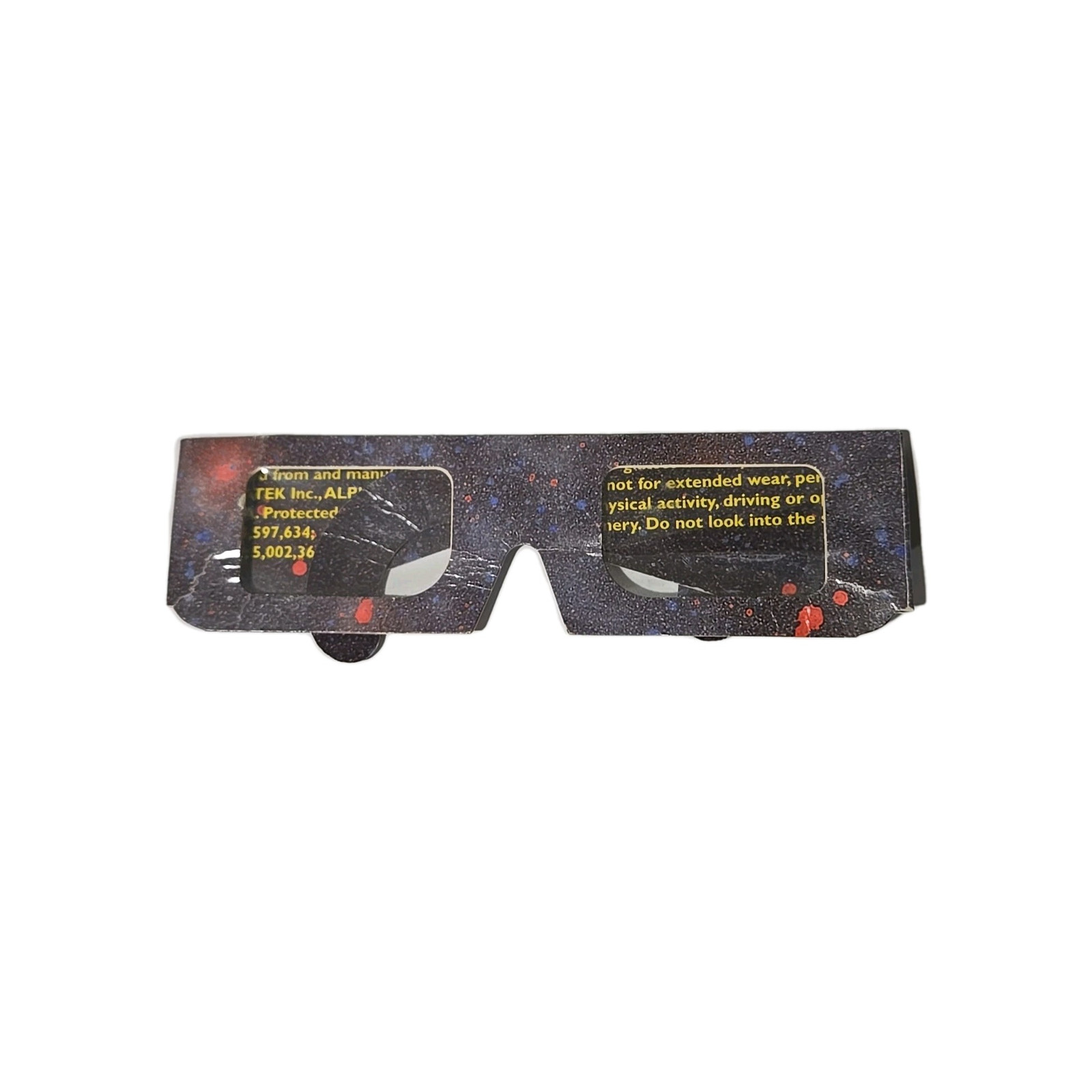 Blue Collectible Star Trek 3D Paper Glasses