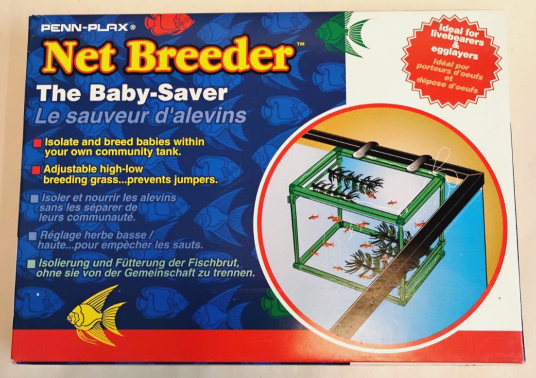 Penn-Plax Net Breeder Baby-Saver Aquarium Fish Tank Hatchery Fry Isolation New